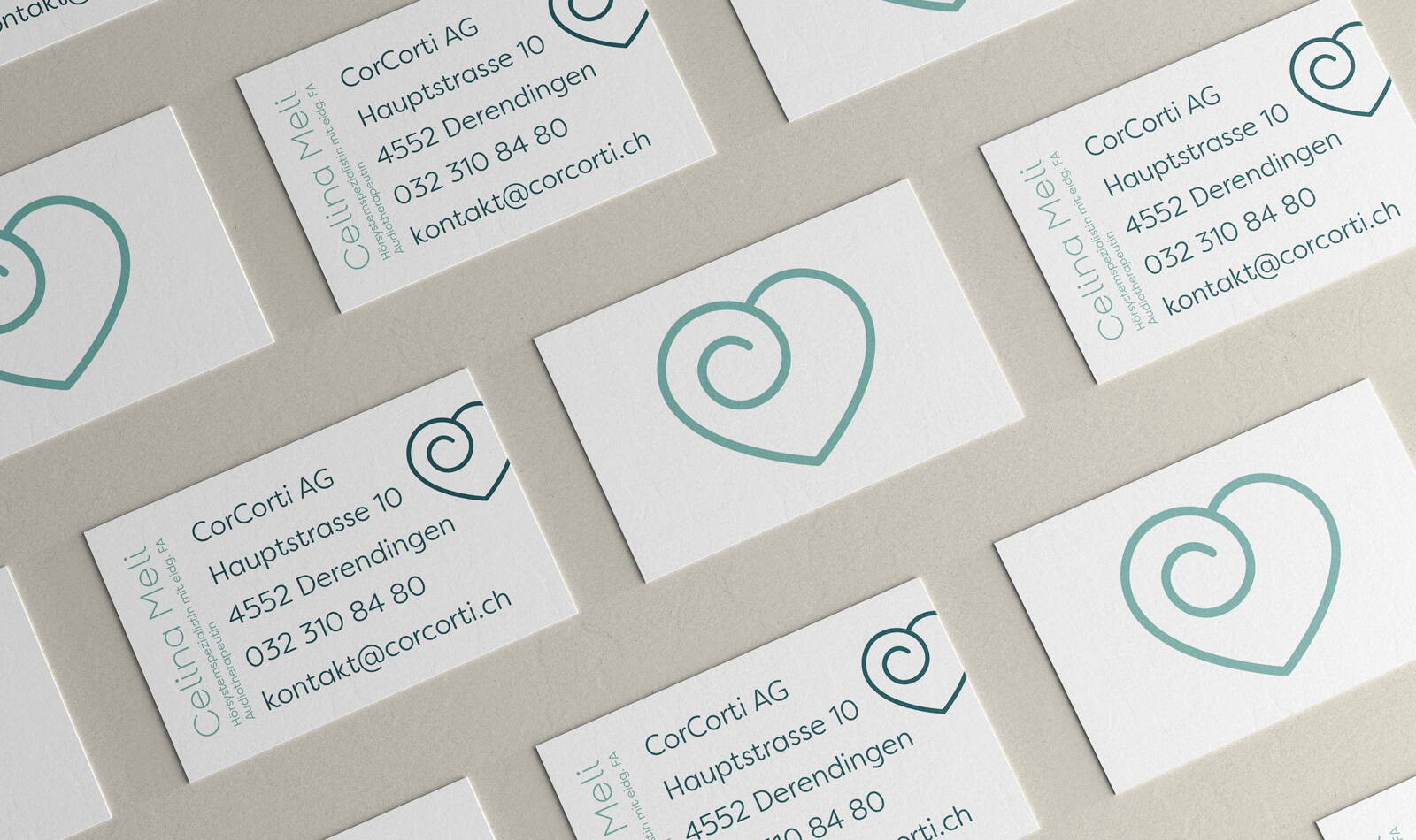 Milena Gnesa Visitenkarten und Begleitkarte, Für den Weg